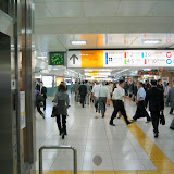 The Tokyo central station during rush hour