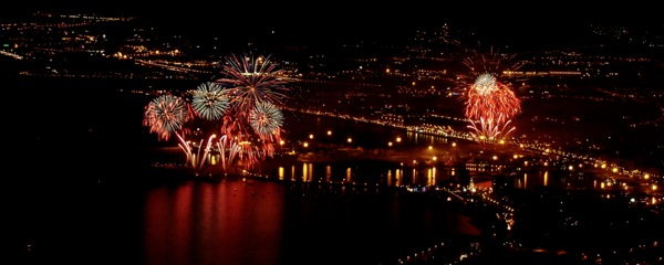 Feria de malaga fuegos artificiales