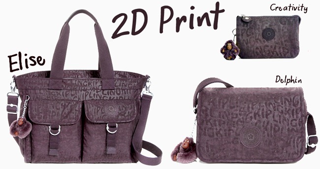Kipling lança linha de bolsas e acessórios 2D Print kipling bolsas colecao1