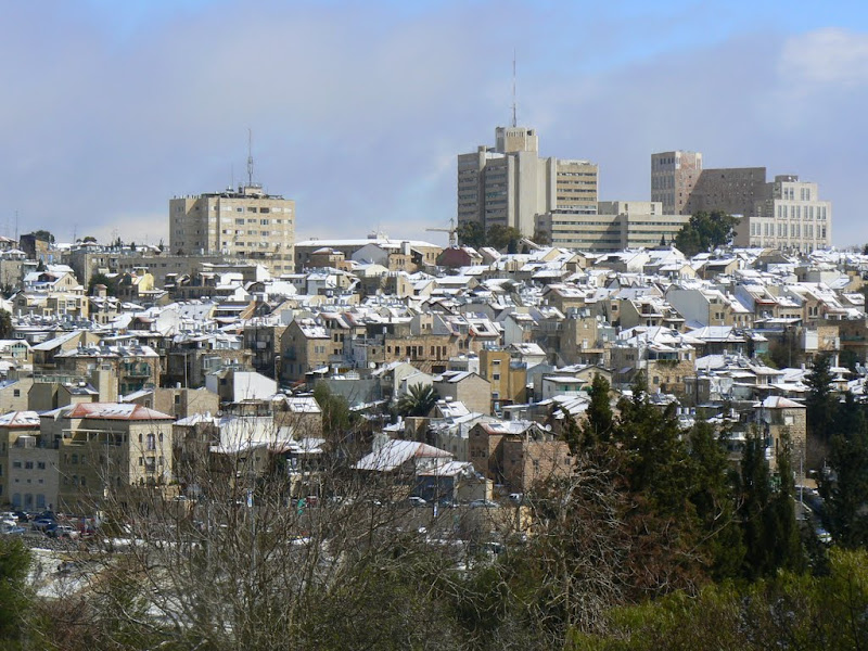 В Иерусалиме снег!!!!