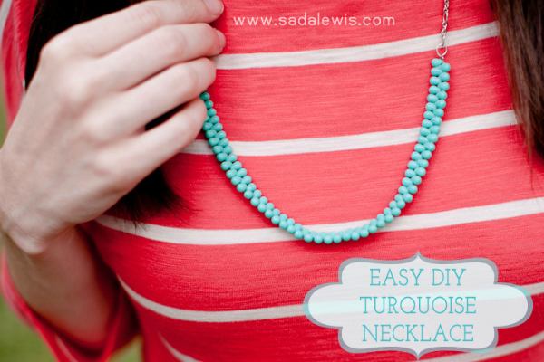 diy turquoise necklace