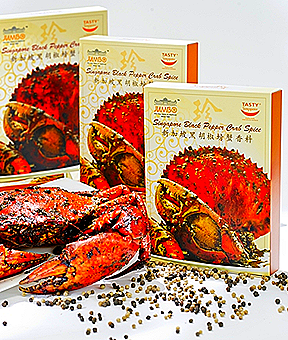 JUMBO SEAFOOD SINGAPORE BLACK PEPPER CRAB SPICE PASTE RETAIL PACK