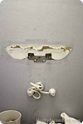 covering drywall damage