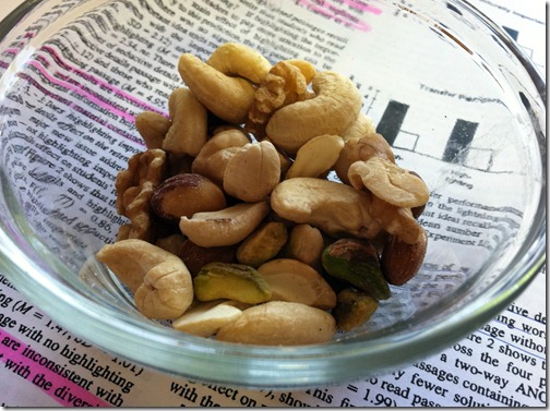 raw nuts