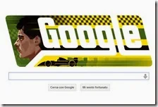 Il Doodle dedicato ad Ayrton Senna