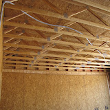 Electrical snaking through garage rafters 5/13