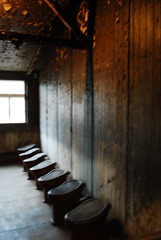 Berlin, Germany - Sachsenhausen Concentration Camp - Jewish Quarters - toilets