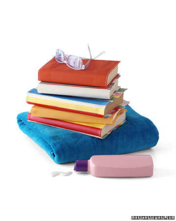 Protect your summer reading at the beach or pool with these stylish covers. Use oilcloth or vinyl to repel water and lotion. (marthastewart.com/272313/waterproof-book-covers)