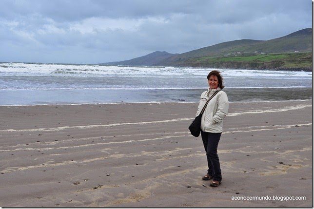 Peninsula de Dingle. Playa de Inch. Carmen - DSC_0204