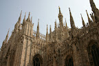 Looking up at Milan Cathedral