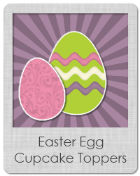 easter egg cupcake toppers easter egg cupcake toppers