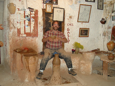 Day 6: Cappadocia; Mark gives a wonderful go on pottery making.