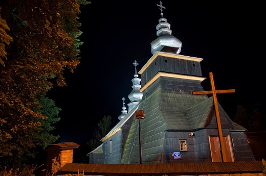 Polany - Cerkiew greckokatolicka pw. Św. Michała Archanioła z 1820 r., obecnie kościół rzymskokatolicki DSC_2718.JPG