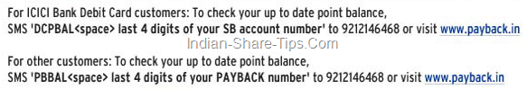How to check Payback points balance
