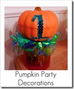 pumpkin party decorations
