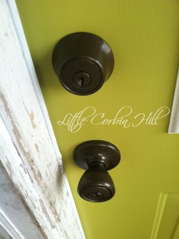 Painted hardware Painted hardware