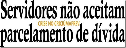JM-Criciumaprev em crise JM-Criciumaprev em crise