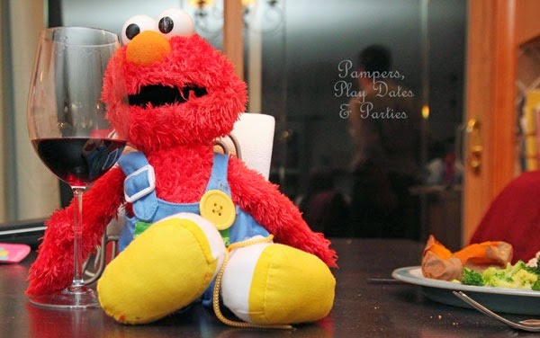 Elmo-at-Dinner Elmo-at-Dinner