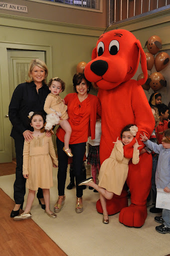 And at the end of the show Clifford the Big Red Dog showed up to surprise the audience.