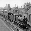 Masbury Station, with Up Express. View Southward, Towards Shepton Mallet, Evercreech Junction, Templecombe and Bournemouth West. it is a Summer Saturday, When the Difficult Somerset & Dorset Line From Bath to Bournemouth was Worked to Capacity with Holiday Trains. This is the 11.40 Bournemouth West to Cleethorpes, Here with Lms 4f 0-6-0 Piloting Southern Light Pacific No. 34041 'wilton'. This Image From Http://www.geograph.org.uk/photo/2180927 is Licensed Under the Creative Commons Attribution-share Alike 2.0 Generic License. by Ben Brooksbank ( Http://www.geograph.org.uk/profile/44502 )
