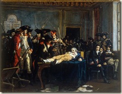 Robespierre agonise à l'Hôtel de ville par L-E Melingue Robespierre agonise à l'Hôtel de ville par L-E Melingue