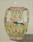 April Seiler "Pitcher Perfect" Watercolor NFS April Seiler "Pitcher Perfect" Watercolor NFS