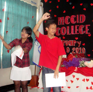 Emcees Jepa Kerena Basilio and Wilhein Chan
