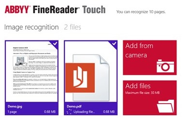 FineReader Touch OCR for Windows 8