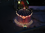 Amusement ride in the Prater, seen from the Riesenrad.