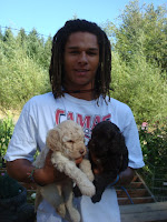 Our Grandson with Puppies
Olivia and Chiloe
