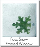 Faux Frosted Window