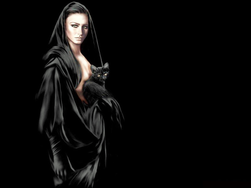 Beauty And Black Cat, Gothic Girls