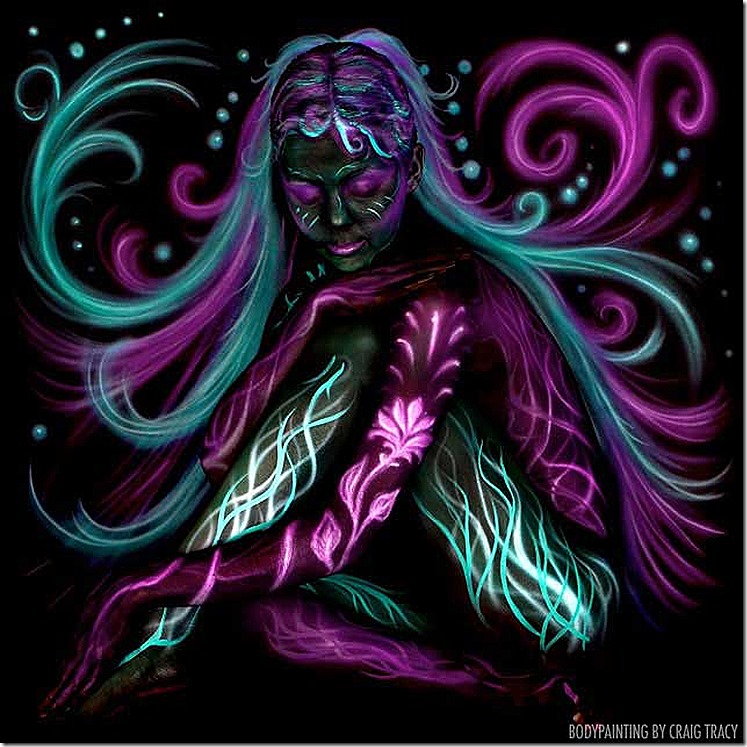 tricksy tricksy,Bodypainting, Bodypainting by Craig Tracy,Боди-арт по Крейг Трейси,роспись по телу,картины,обнажонная натура