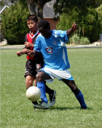 mexico soccer team 2009. Rafe playing soccer for