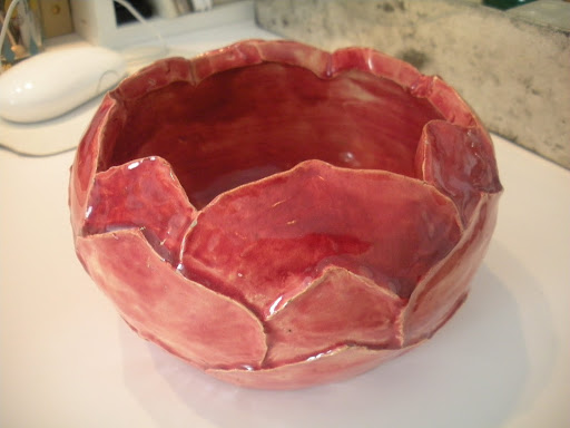 I love the shape of this handmade ceramic planter/bowl.