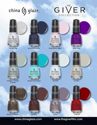 China Glaze The Giver Collection