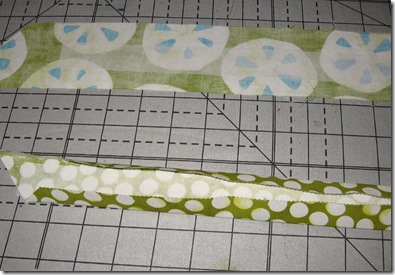 fold casing pieces to center fold casing pieces to center
