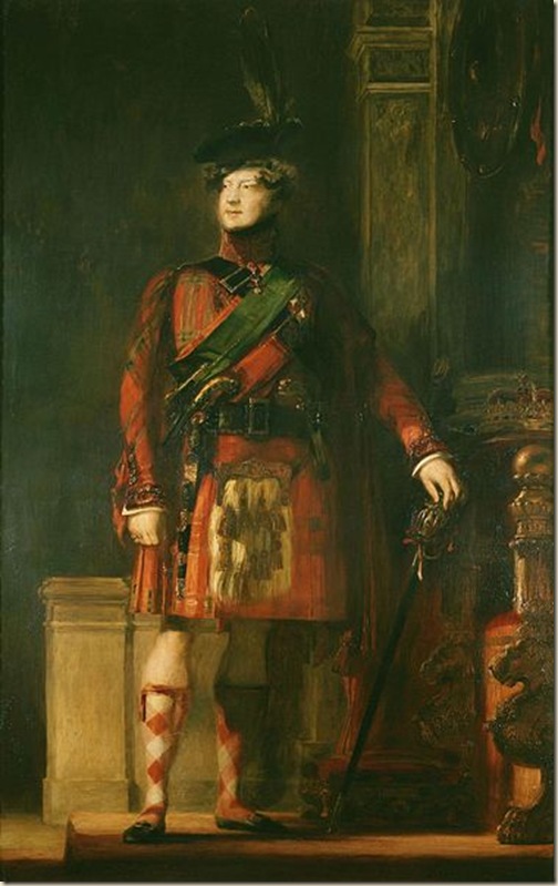Georges IV en kilt Georges IV en kilt