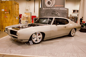 Pontiac GTO was built by Demented Customs for Michael Strahan of the NY Giants