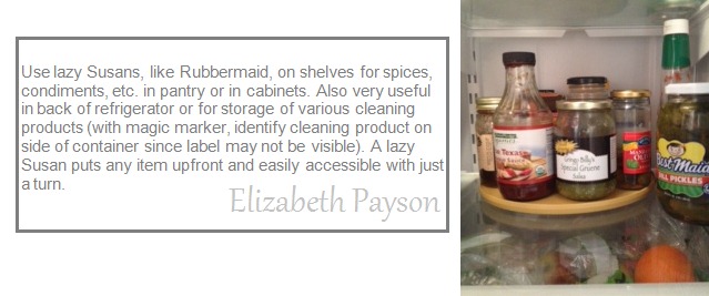 lazy susan in refrigerator