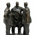 Object: 04369 - Drie naast elkaar - 18 cm - € 1125.=