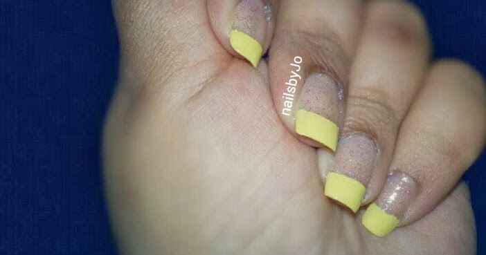 NailsbyJo: Yellow French Manicure