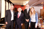 Gonzalo Delger, Gerente General de QBE ART; Pablo Cairoli, Presidente de Capital Markets Argentina; Hugo Bonansea, Tesorero de Junior Achievement Córdoba y Magdalena Richards, Directora de Desarrollo de Junior Achievement Argentina.