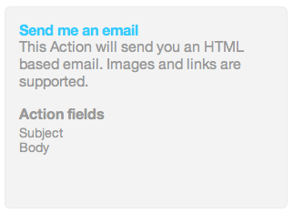 Email Channel Action