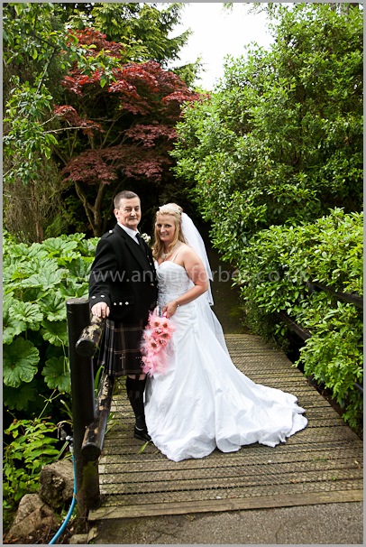 on the bridge wedding photography at the cults hotel aberdeen