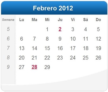 Hace Clic aquí para ver el calendario Hace Clic aquí para ver el calendario