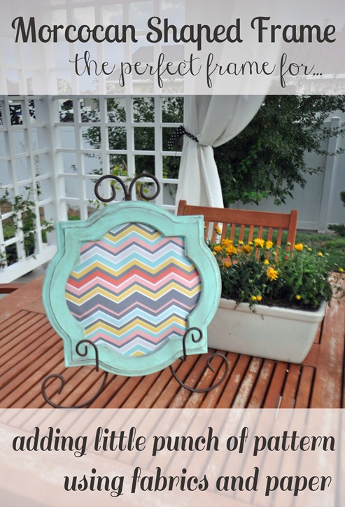 Moroccan shaped frame Moroccan shaped frame