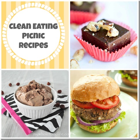 Clean Eating Picnic Collage