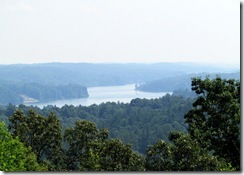 Kerr Scott Resevoir from the Mountain View Overlook