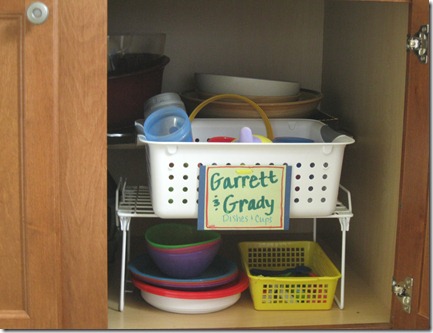 kid dish storage